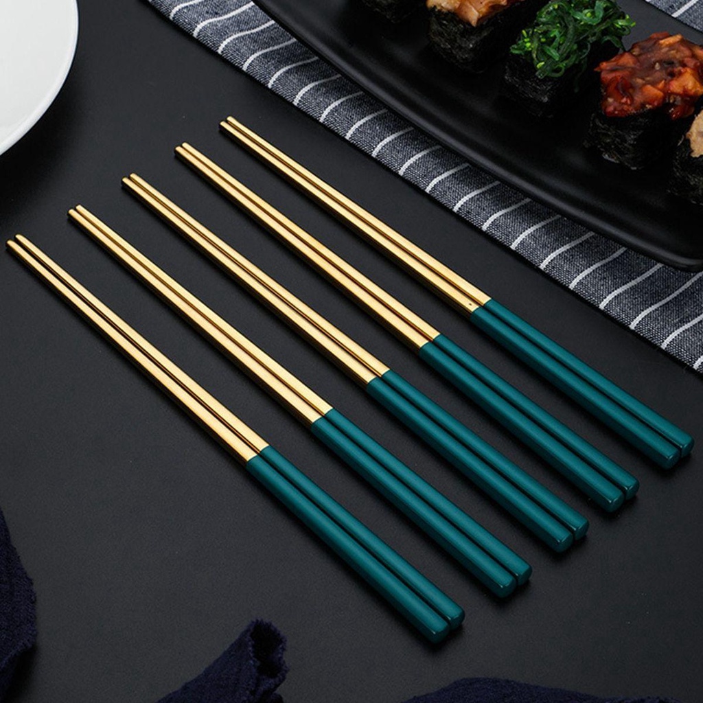 Đôi Đũa Chống Trượt Phong Cách Hàn Quốc Nhật Bản