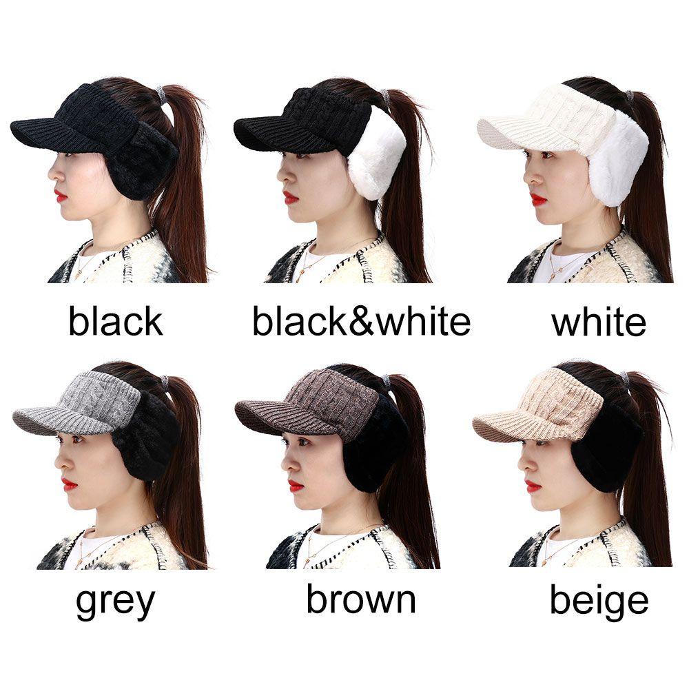 Mũ Lưỡi Trai Dệt Kim Hở Chóp Thời Trang Thu Đông Cá Tính