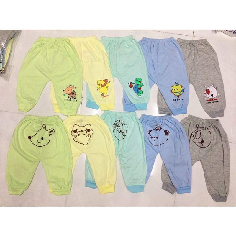 Quần chục dài in mông mặc tả bo gấu cho bé 100% cotton mềm mịn [ Hàng đẹp loại 1]