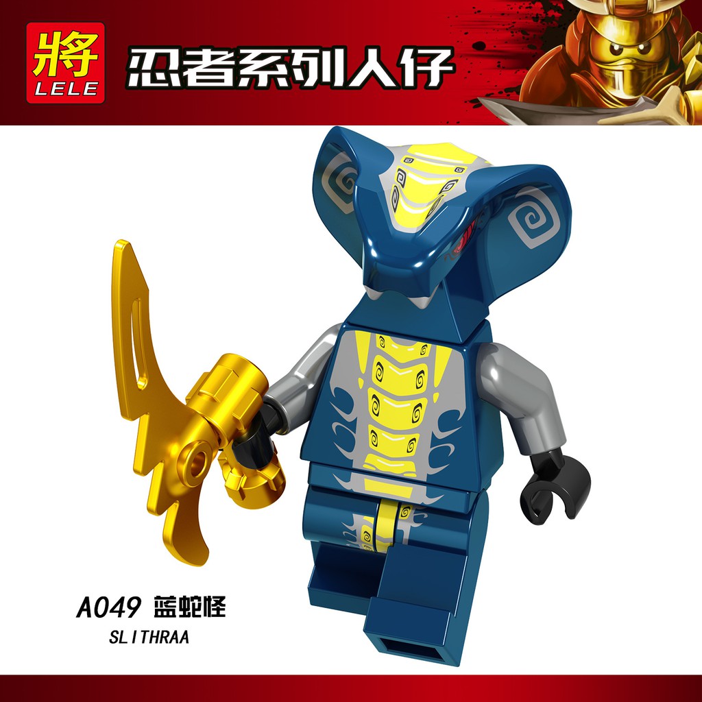 Minifigures Ninjago Các Mẫu Nhân Vật Sự Phụ Garmadon Shark Army Jelly A049 A050