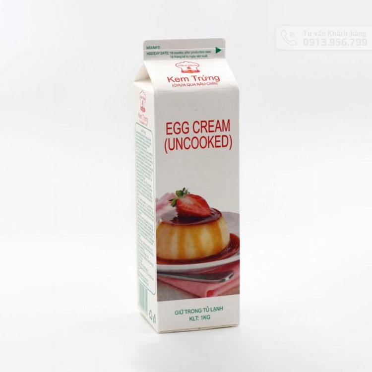 Kem trứng (egg cream) hộp 1kg