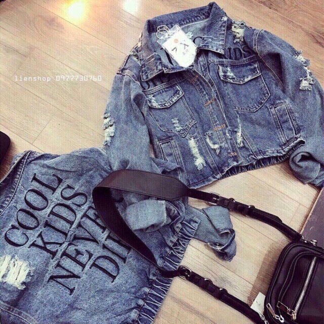 Áo khoác jean Nữ cao cấp COOL DIO KID - Hot Trend 2020 | BigBuy360 - bigbuy360.vn