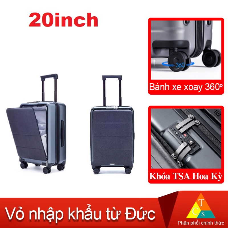 Vali Xiaomi Passport doanh nhân Va li passport Xiaomi 90 Go fun business boarding 20inch