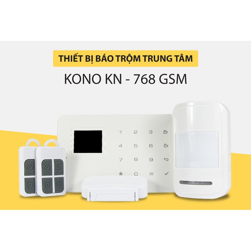 Thiết bị báo trộm trung tâm KONO KN-768 GSM