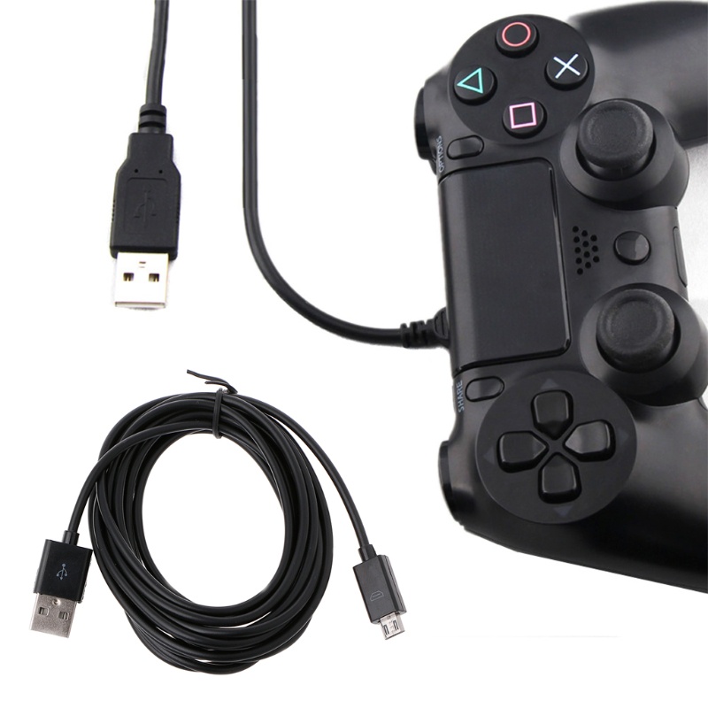 Dây Cáp Sạc Micro USB Dài 283cm Cho Tay Cầm Chơi Game PS4
