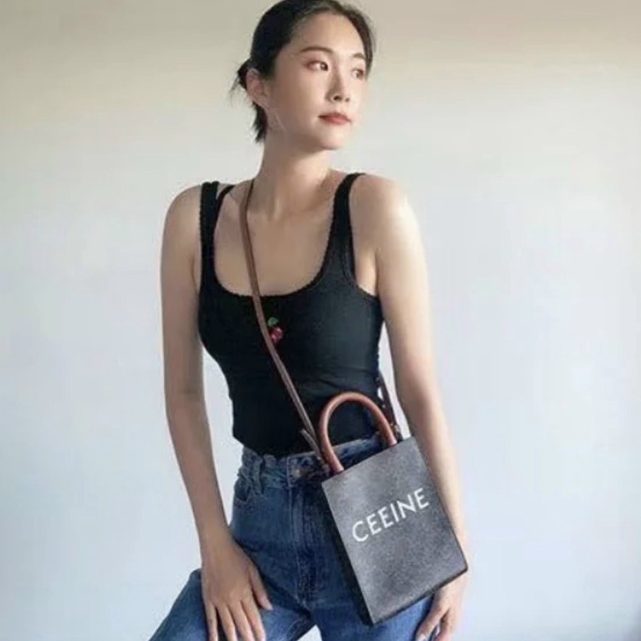 túi xach tay + đeo chéo nữ ce line full box size 17cm x4cm x 21cm có sẵn siêu xinh