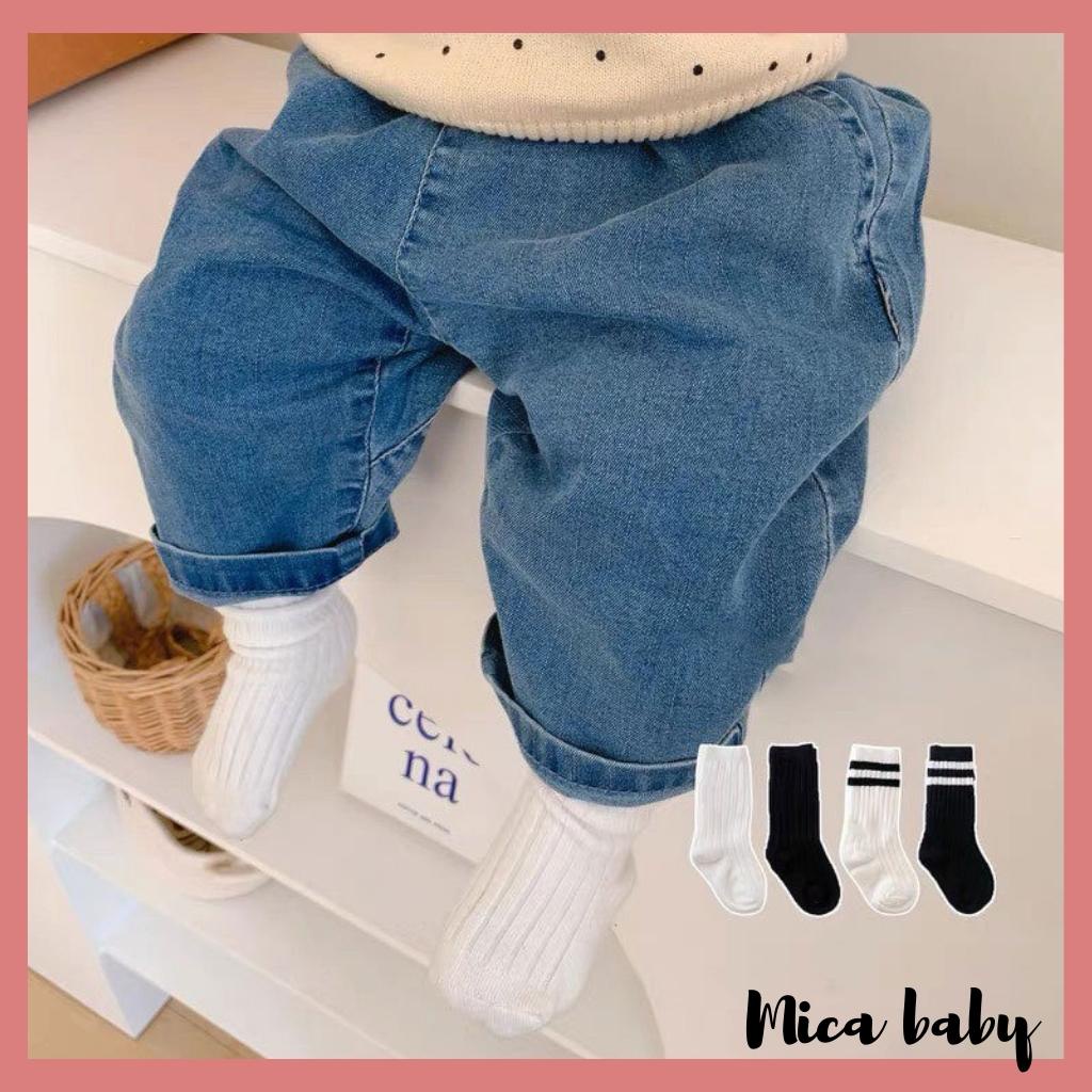 Tất vớ cho bé, tất cổ cao phong cách thời trang Hàn Quốc T31 Mica baby