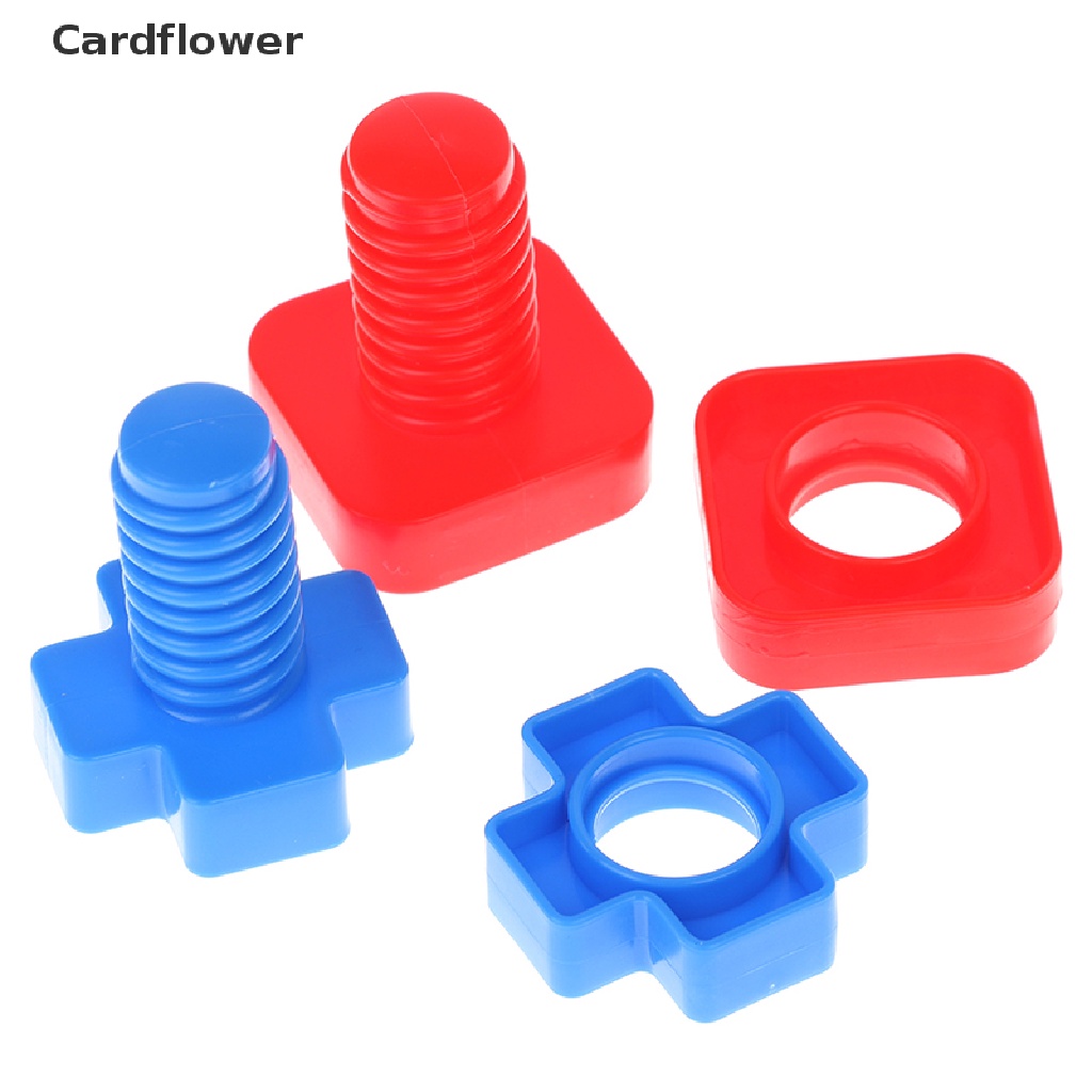 Bộ 4 Ốc Vít Nhựa Đồ Chơi Giáo Dục Sớm Cho Bé Mới