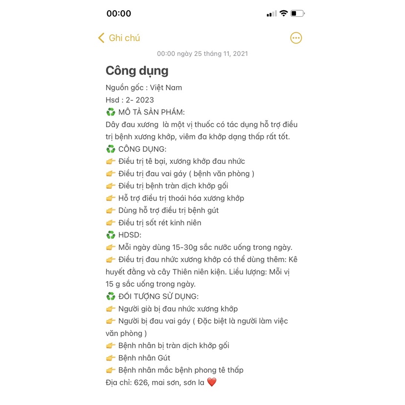 Dây Đau Xương khô 1kg hàng chuẩn loại 1 Dược Liệu Tây Bắc