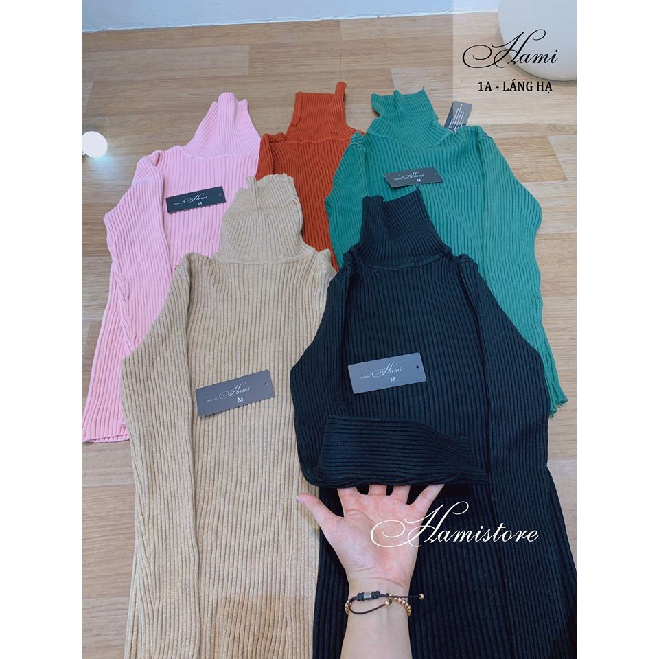 Áo len cổ lọ HamiStore