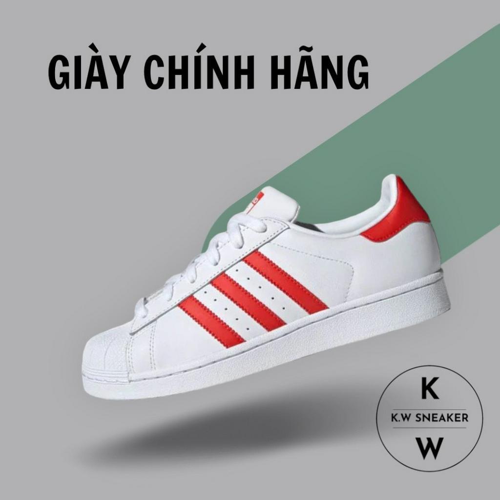 Giày SuperStar Đỏ, Đen Vàng, Đen Cam Xanh chính hãng
