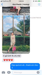Túi tote trong veo cúc bấm