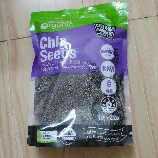 Túi (1kg) hạt chia úc tím