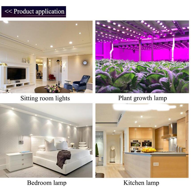 Bóng Đèn LED Trồng Cây E27 VNK2 200 300 LED Chất Lượng Cao