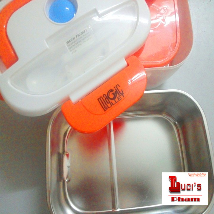 Hộp cơm cắm điện ruột inox
