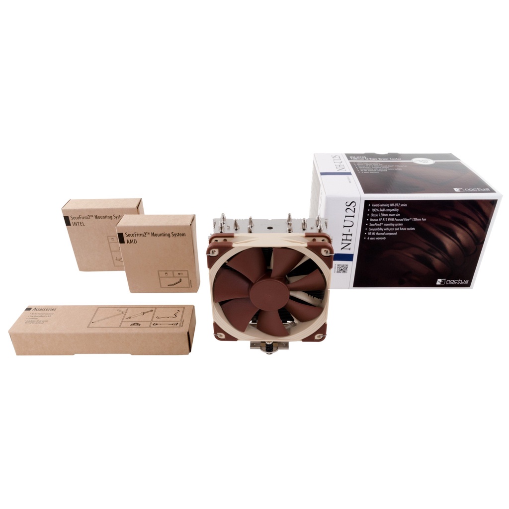 Tản nhiệt khí máy tính - Noctua NH U12S Chromax Black - Hàng Chính Hãng