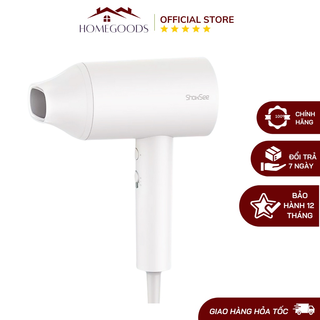 máy sấy tóc xiaomi ion âm showsee A1 công Suất 1800w - Home Goods.