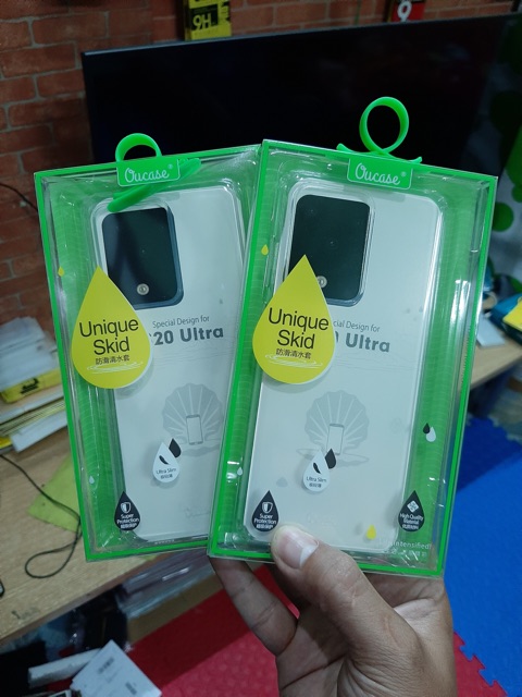 Ốp lưng dẻo Ou Case cho Galaxy S20 Ultra/ S20 Ultra 5G ( Trong suốt) chính hãng
