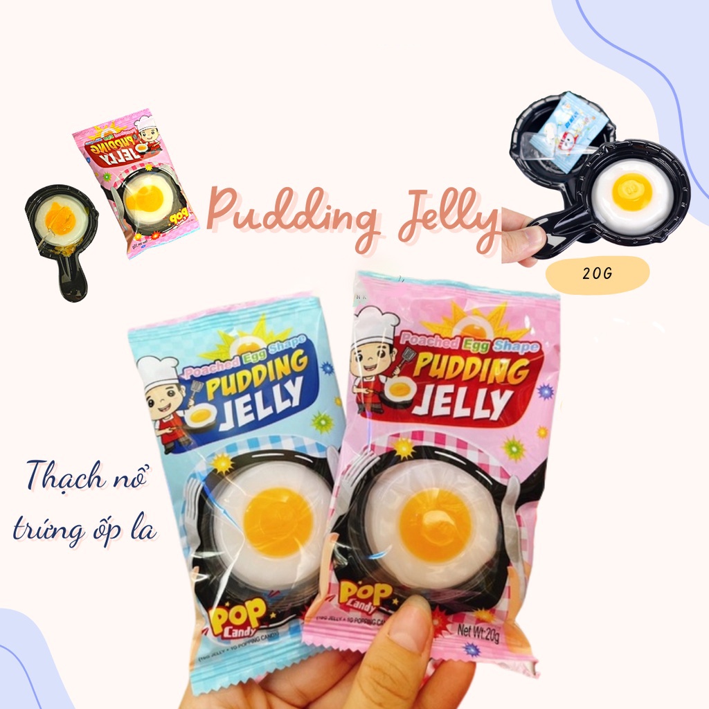 THẠCH MÔ PHỎNG CHẢO TRỨNG CHIÊN PUDDING JELLY LẺ