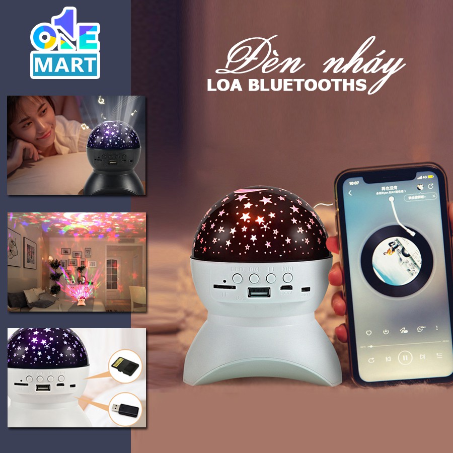 Loa bluetooth đèn led nhấp nháy kết nối bluetooth 4.0 hỗ trợ thẻ nhớ nghe nhạc cực đỉnh