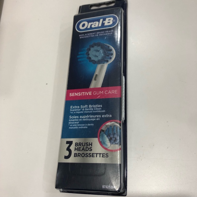 BỘ 3 ĐẦU BÀN CHẢI ĐIỆN ORAL-B SENSITIVE GUM CARE