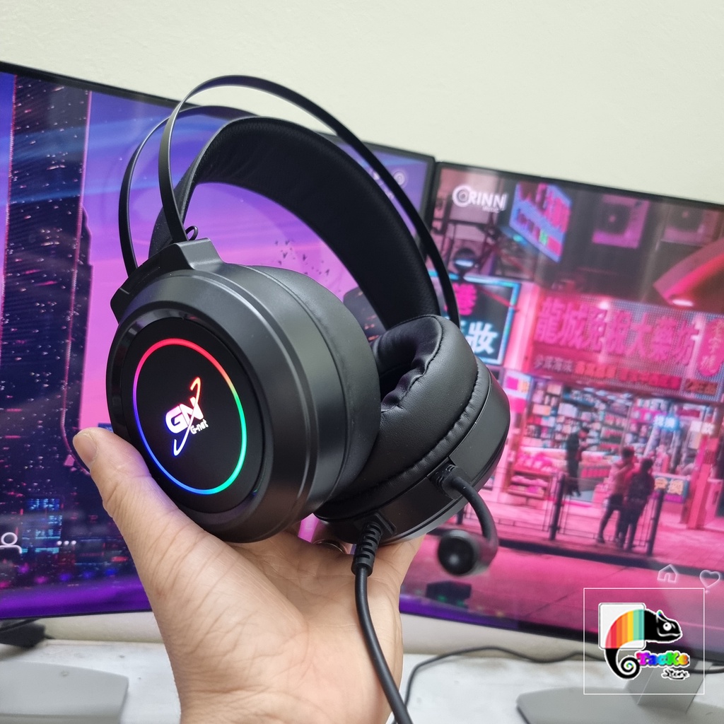 Tai nghe Gaming GNET GH5 USB7.1, có mic, LED I Tai nghe game thủ có micro G-Net GH5 RGB