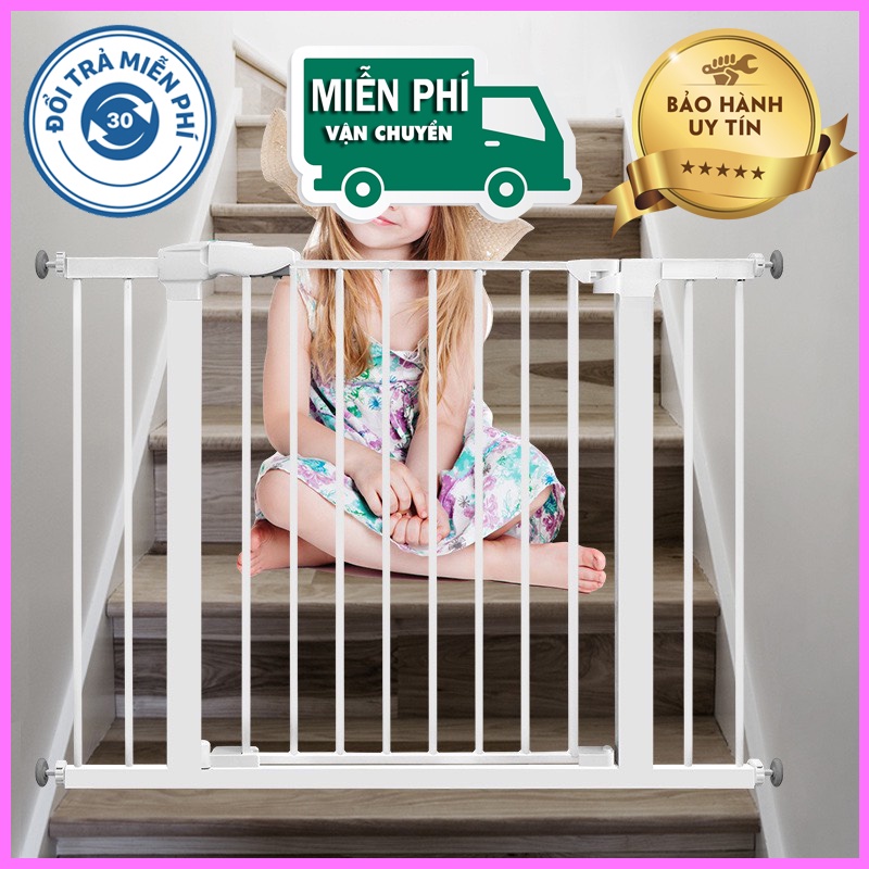 Thanh chắn cầu thang, thanh chắn cửa, ... an toàn cho trẻ em - KHÔNG CẦN KHOAN ĐỤC TƯỜNG