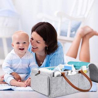 Large Diaper Caddy Organizer Baby Nursery Storage Basket
