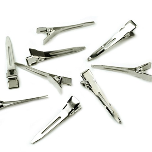 Set 50 Kẹp Tóc Cá Sấu Phẳng DIY Cho Nữ