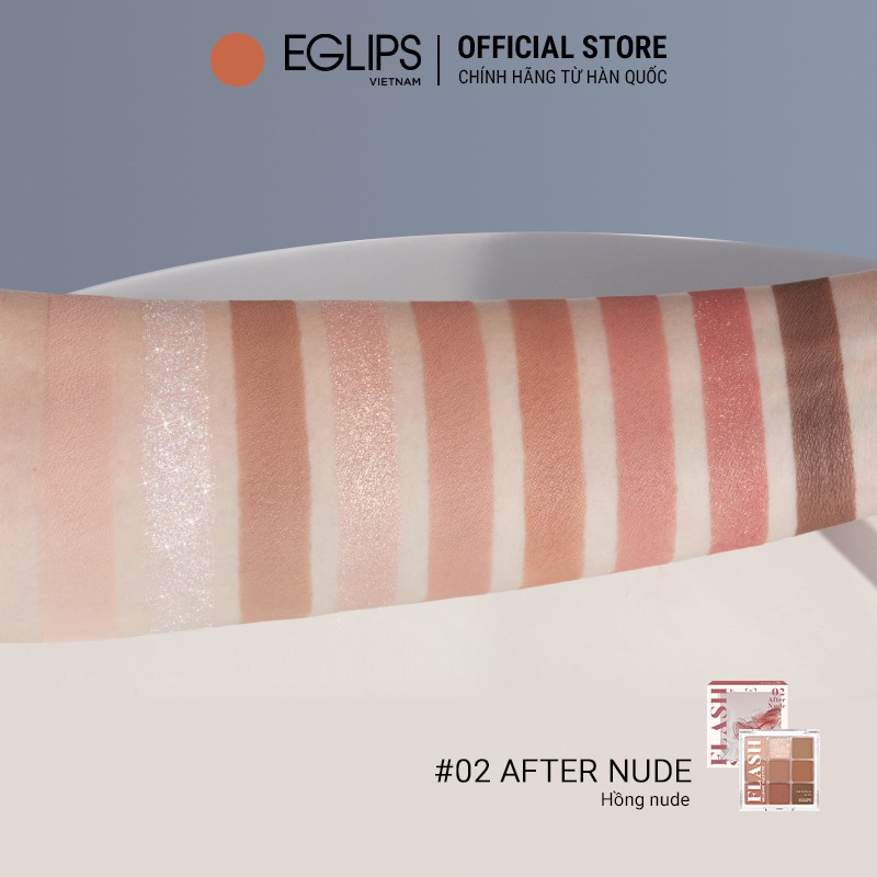 Bảng phấn mắt Eglips Flash Shadow Palette version 1 8.1g