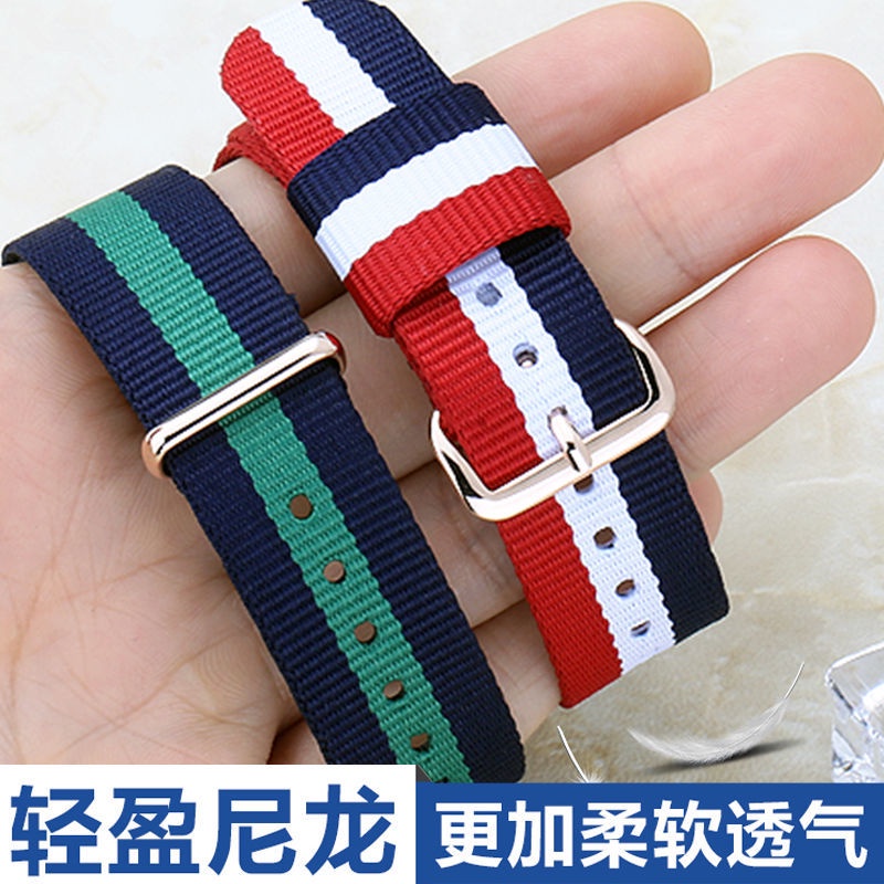 Dây Đeo Vải Dù Canvas Thoáng Khí Thay Thế Cho Đồng Hồ Đeo Tay DW