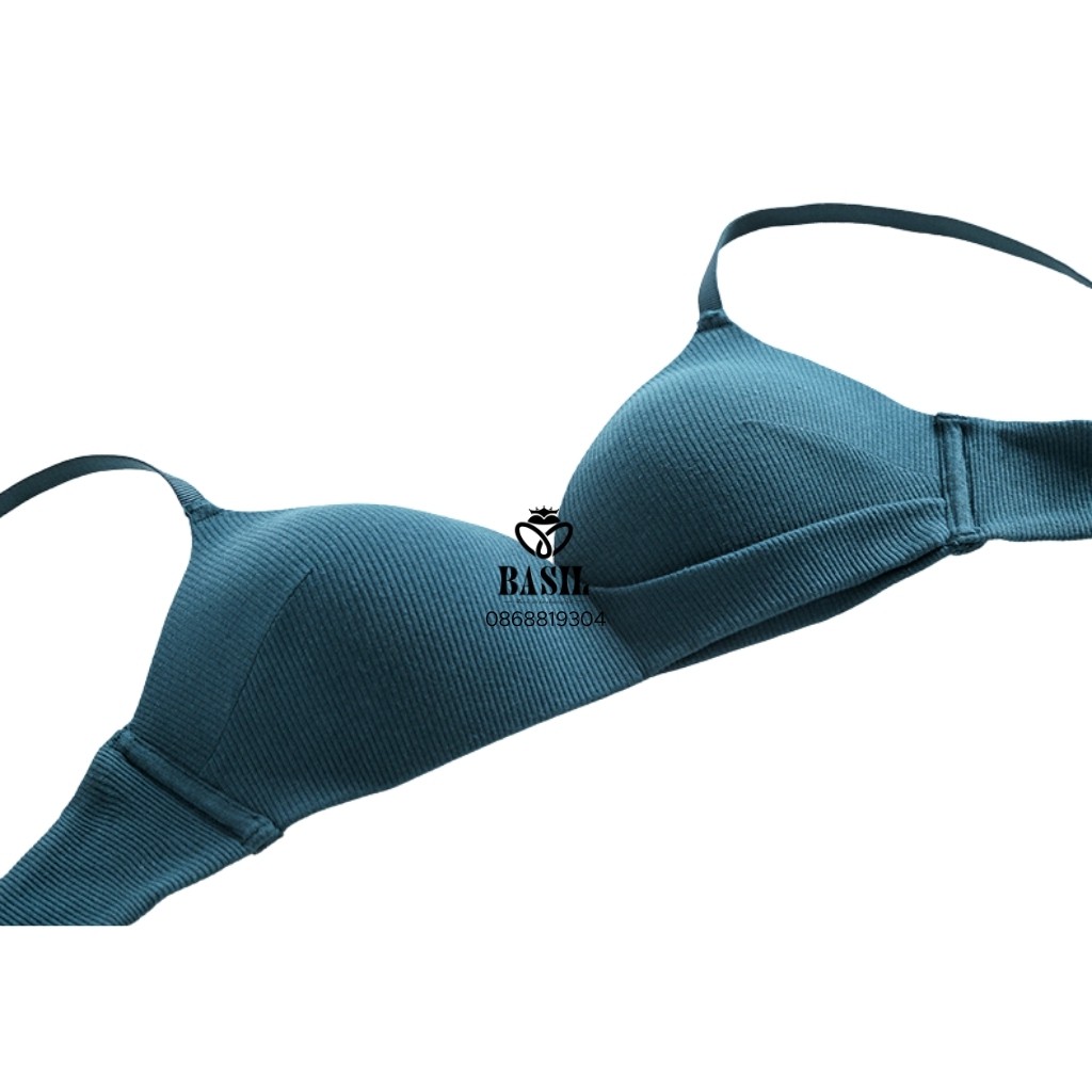 Bộ đồ lót BS01 Basil nữ cotton mềm nhẹ không gọng tôn ngực | BigBuy360 - bigbuy360.vn