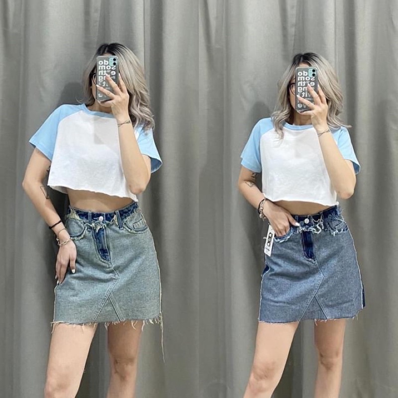 Quần Váy Jean Nữ màu xinh cá tính phong cách sành điệu