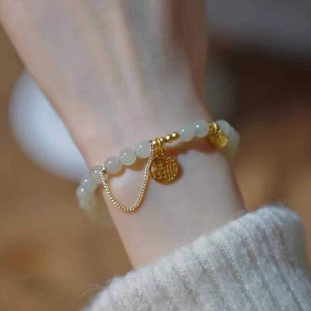 Vòng Đeo Tay May Mắn Mặt Hình Hổ Độc Đáo Cho Nữ