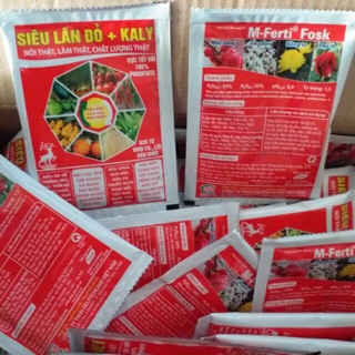 Combo 10 gói siêu lân đỏ + kaly 22ml