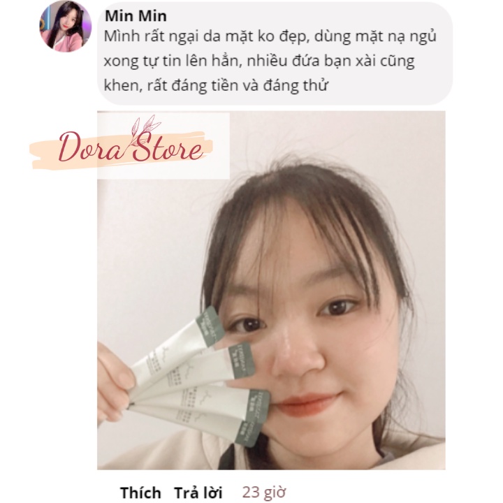 Mặt nạ ngủ collagen dạng thạch nâng cơ dưỡng trắng giúp da căng bóng trẻ hoá làn da (01 gói dùng thử) | BigBuy360 - bigbuy360.vn