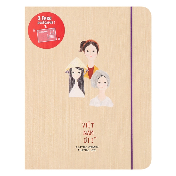Sổ Tay Việt Nam Ơi - I Love Viet Nam - Mẫu 5 - Phụ Nữ Việt Nam - Khai Trí Stationery