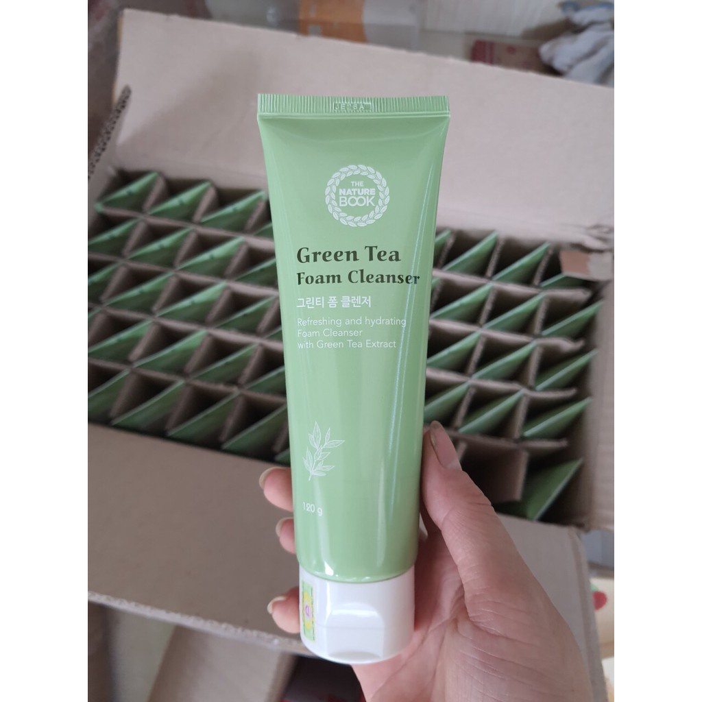 Sữa rửa mặt trà xanh The Nature Book The Nature Book Green Tea Foam Cleanser