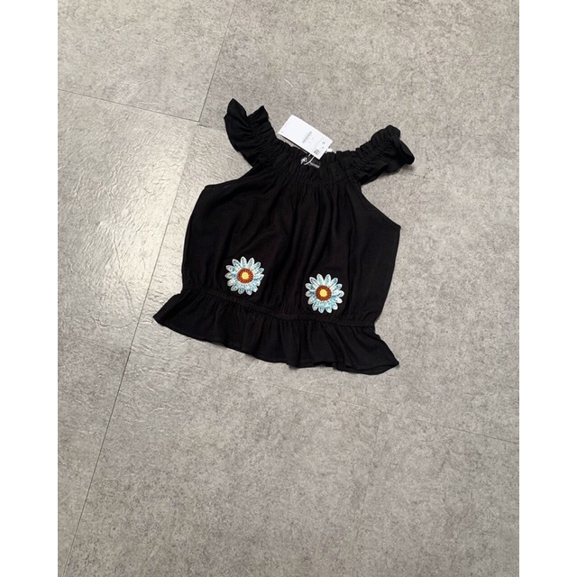 ✅Freeship✅Áo linen thêu hoa tay con,dáng peplum siêu xinh.Hình thật shop chụp