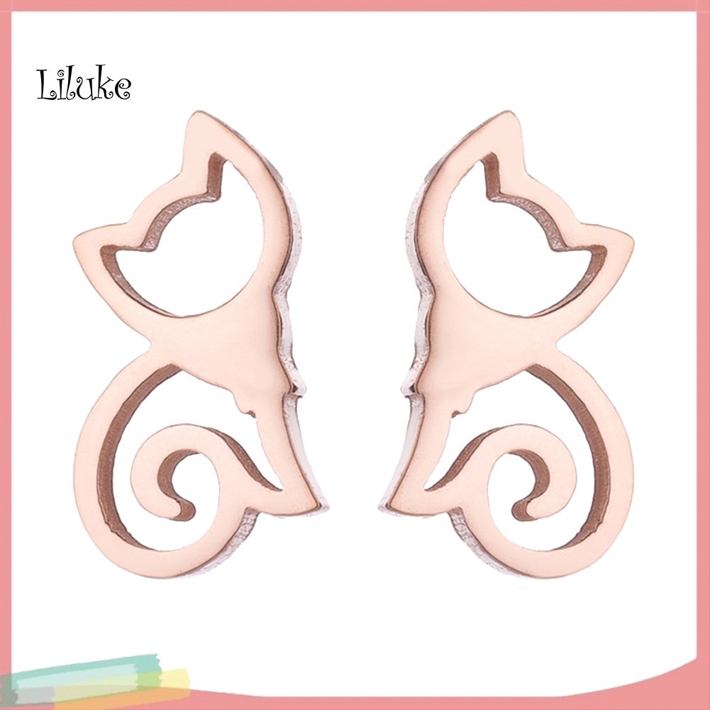 Đôi Khuyên Tai HìNh Chú MèO Dễ Thương ThờI Trang Cho Nữ