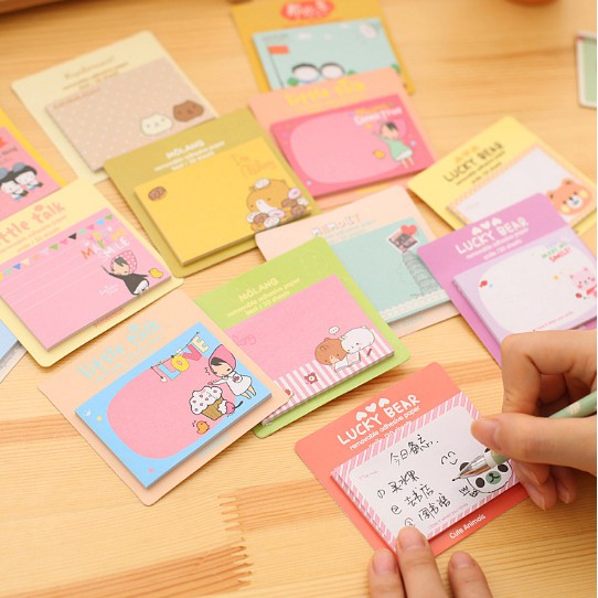 Tập Giấy Nhớ Cute - Giấy Nhớ Xinh - Giấy Note