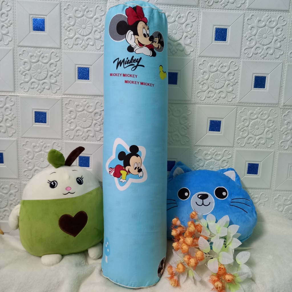 Vỏ Gối Ôm Cotton 100% Loại Đẹp, Vỏ Gối Có Khóa Kéo 30* 95cm, Vải Mềm Mịn, Thoáng Mát