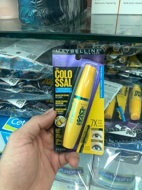 (Chính hãng ảnh thật) Mascara chuốt mi Maybelline Colossal Volume Express 7X Mỹ làm dày | BigBuy360 - bigbuy360.vn