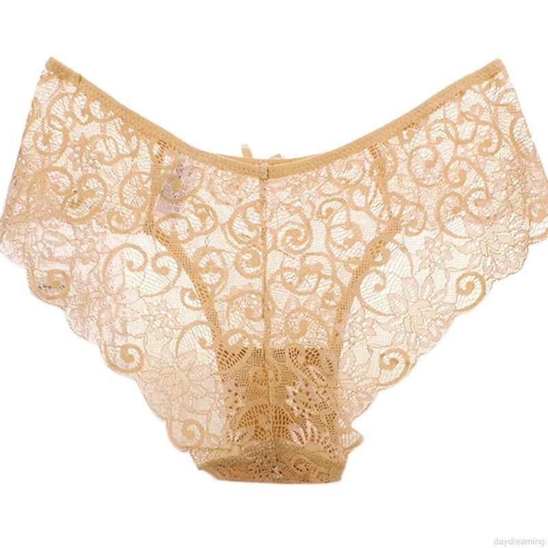 Quần Lót Ren Trong Suốt Plus Size