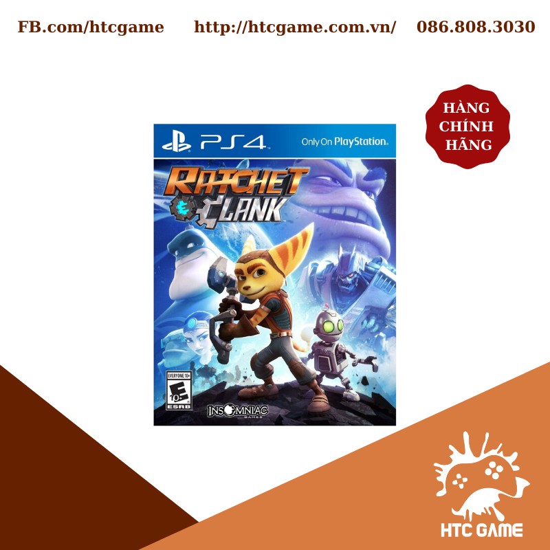 Đĩa Game PlayStation PS4/PS5 Sony Ratchet Clank Hệ Asia-new nguyen seal