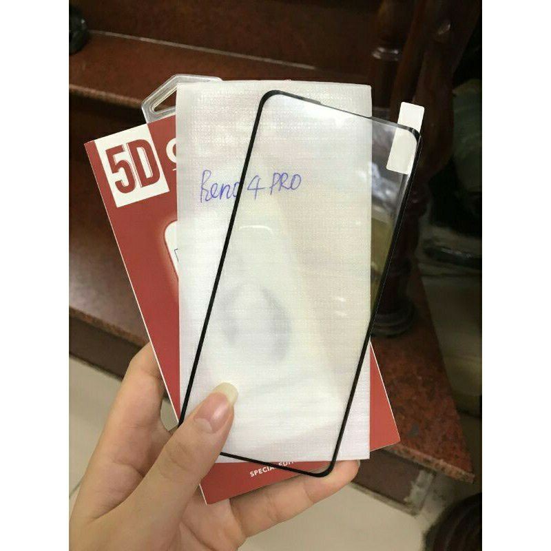 kính cường lực 5D oppo reno 4 / reno 4 pro full màn hình tặng kèm phụ kiện dán