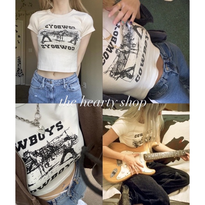Áo Ashlyn Cowboys Top - brandy melville