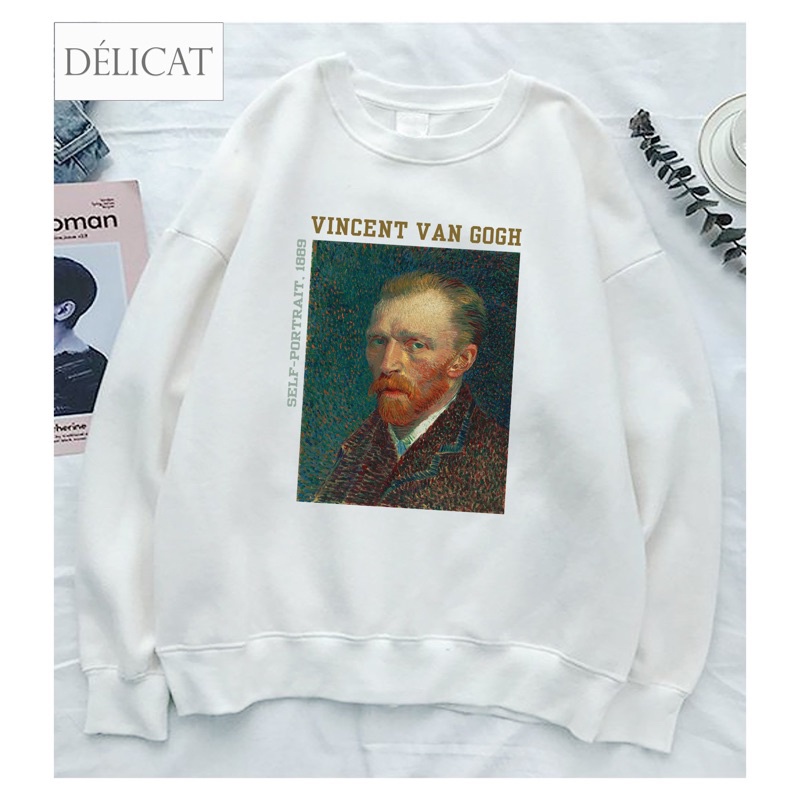 Áo Sweater chân dung Vincent Vangogh