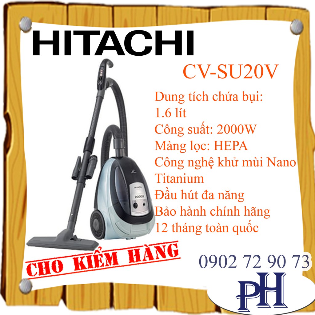 Máy hút bụi Hitachi CV-SU20V