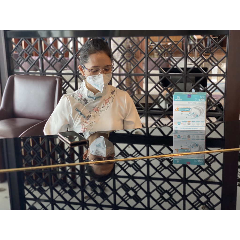 Khẩu Trang Y Tế N95 MYMO MASK X2 Kháng Khuẩn Diệt 99% Hộp 10 cái